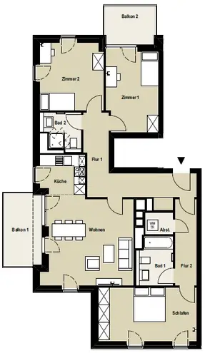 4 room apartment with 121 m² in Mannheim – Photo 10