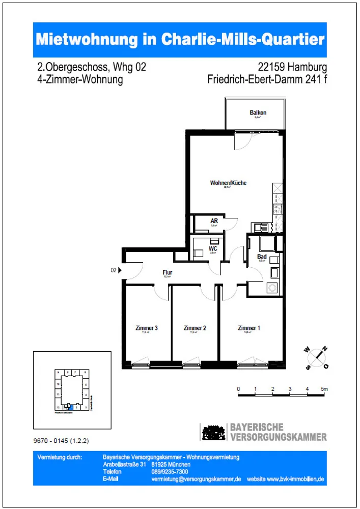 4 Zimmer Wohnung mit 93 m² in Hamburg – Bild 10