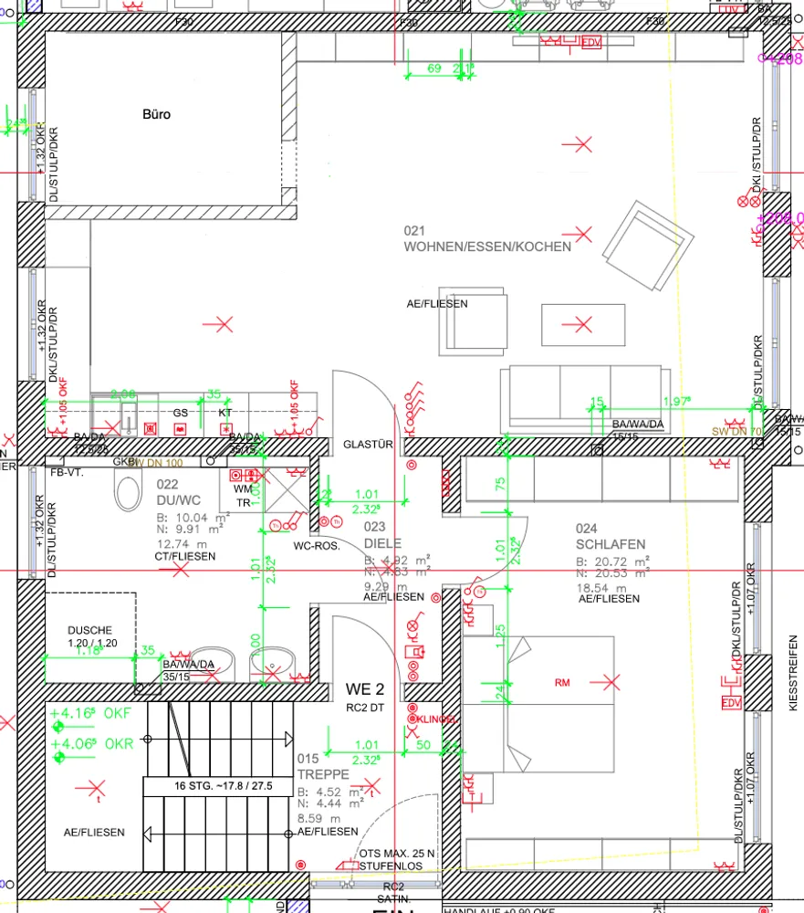 3 Zimmer Wohnung mit 87 m² in Karlsruhe – Bild 2