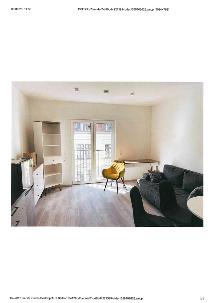1 Zimmer Wohnung mit 23 m² in Leipzig – Bild 1