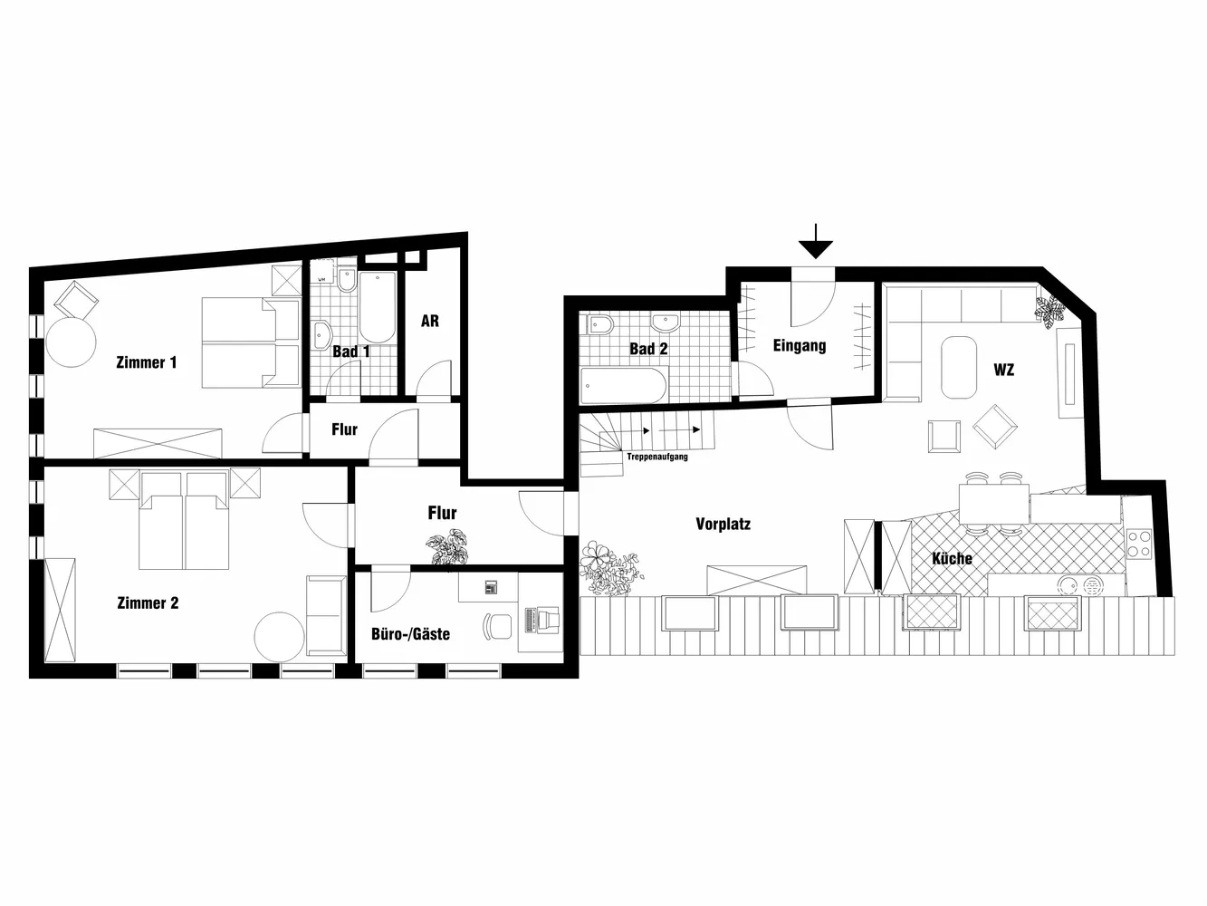 5 Zimmer Wohnung mit 150 m² in Ravensburg – Bild 2