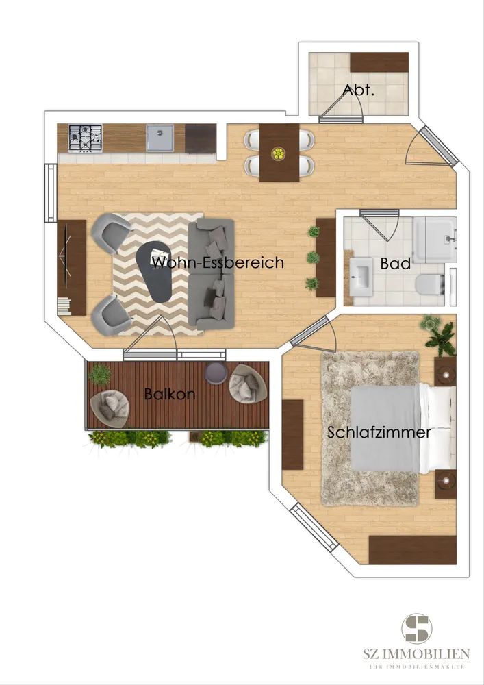 2 Zimmer Wohnung mit 50 m² in Limburg an der Lahn – Bild 4