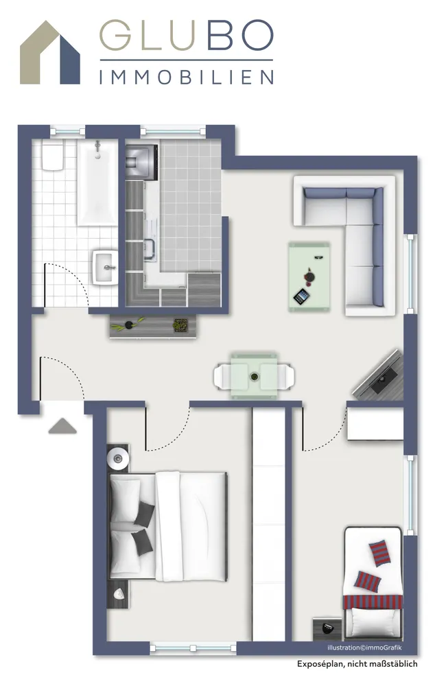 3 Zimmer Wohnung mit 46 m² in Herne – Bild 10