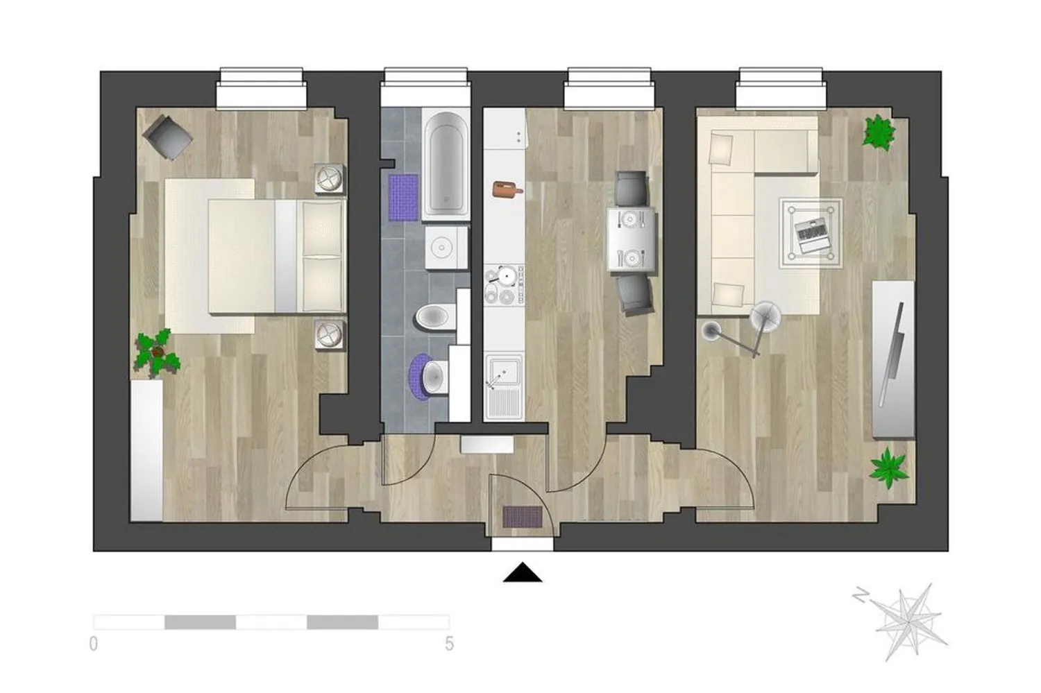 2 Zimmer Wohnung mit 56 m² in Chemnitz – Bild 5