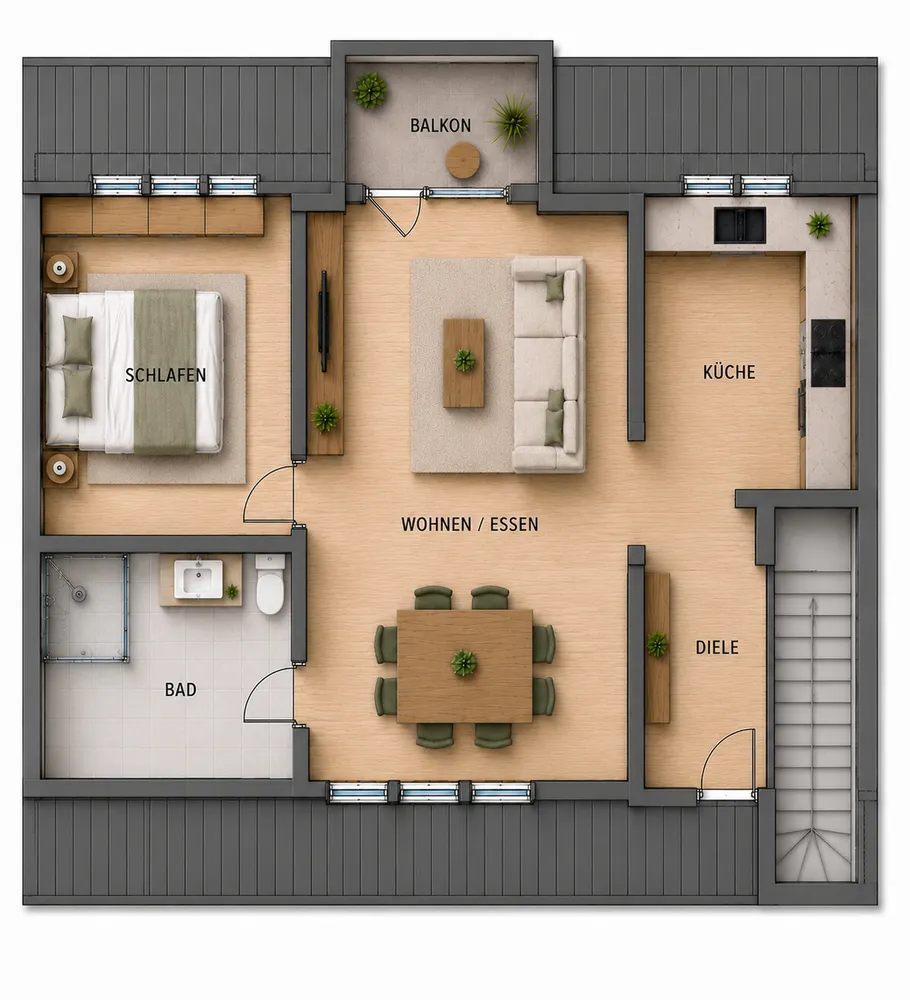 2 Zimmer Wohnung mit 65 m² in Kassel – Bild 8