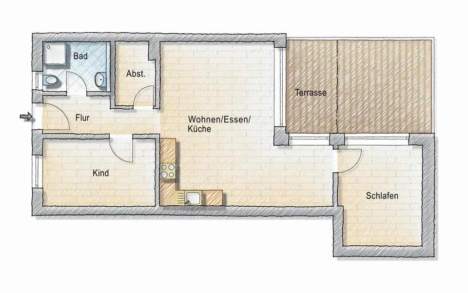 3 Zimmer Wohnung mit 80 m² in Arnsberg – Bild 9