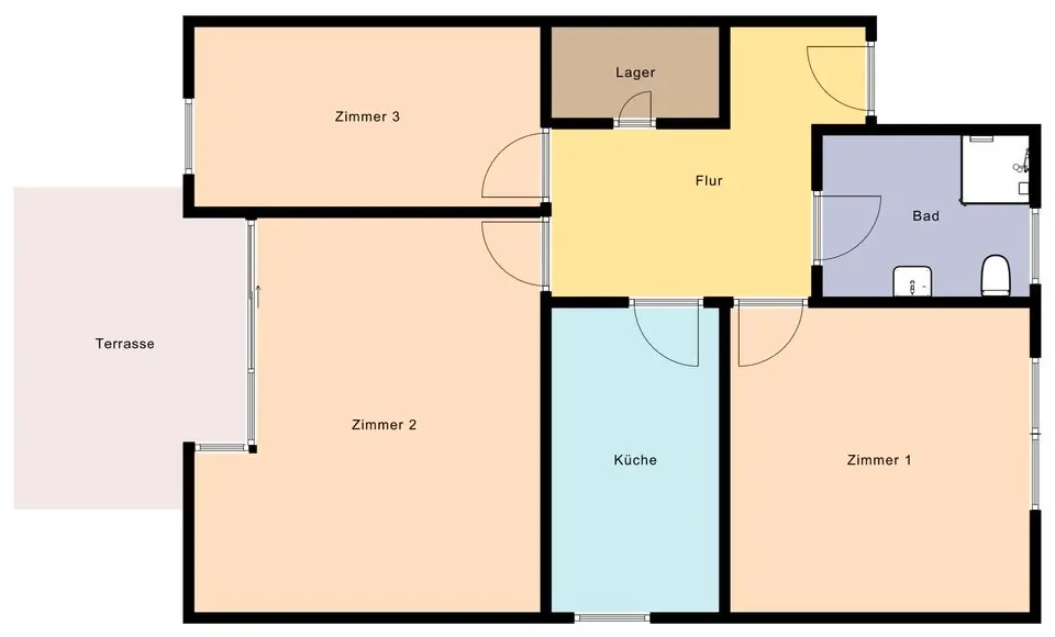 3 Zimmer Wohnung mit 74 m² in Walsrode – Bild 5