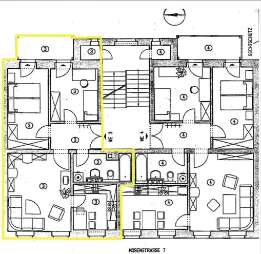 3 room apartment with 61 m² in Chemnitz – Photo 2