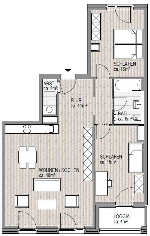 3 Zimmer Wohnung mit 93 m² in Hamburg – Bild 11