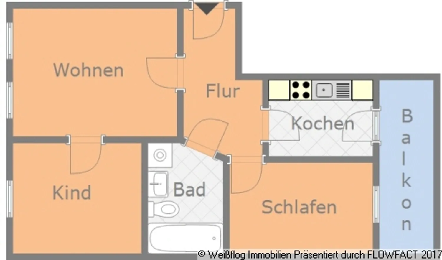 3 Zimmer Wohnung mit 69 m² in Riesa – Bild 3