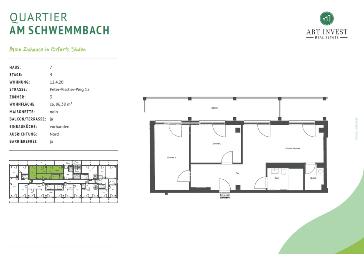 3 Zimmer Wohnung mit 86 m² in Erfurt – Bild 11