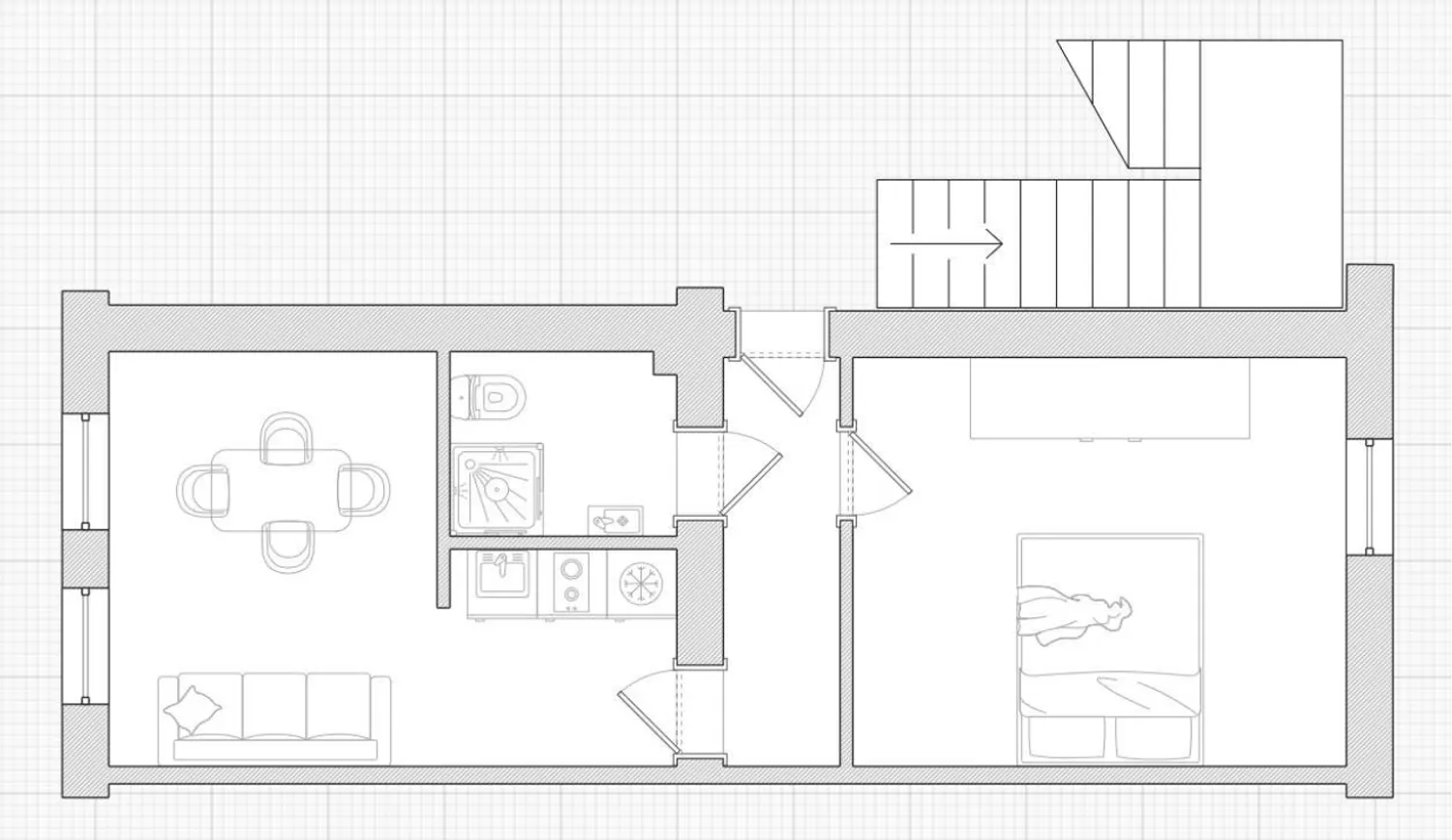 2 Zimmer Wohnung mit 39 m² in Düsseldorf – Bild 5