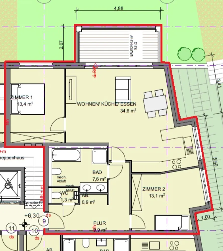 3 Zimmer Wohnung mit 86 m² in Bonn – Bild 8