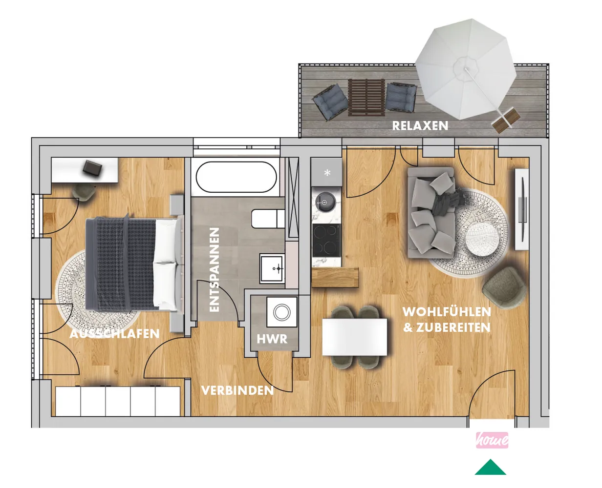 2 Zimmer Wohnung mit 53 m² in Leipzig – Bild 4