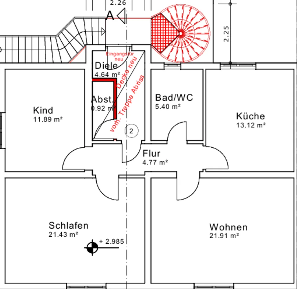 3 Zimmer Wohnung mit 84 m² in Mainz – Bild 1