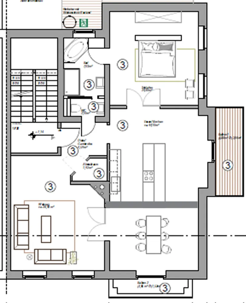4 Zimmer Wohnung mit 118 m² in Frankfurt am Main – Bild 8