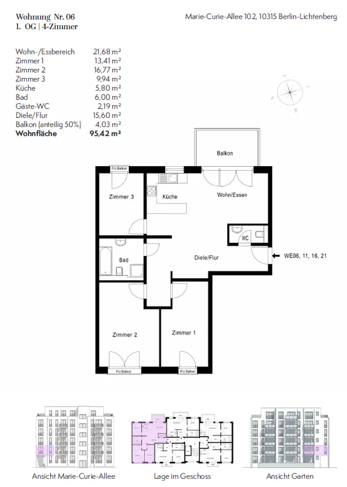 4 Zimmer Wohnung mit 95 m² in Berlin – Bild 11