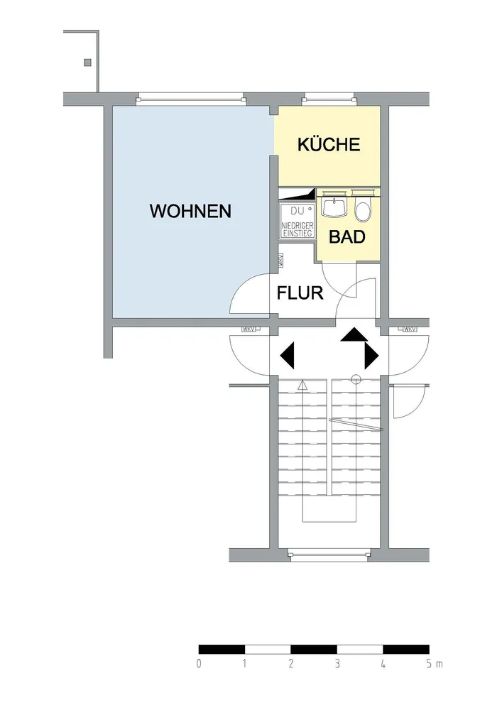 1 Zimmer Wohnung mit 25 m² in Neubrandenburg – Bild 4