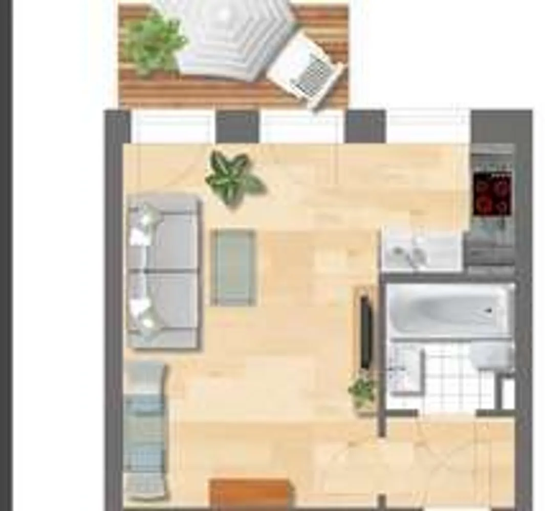 1 Zimmer Wohnung mit 27 m² in München – Bild 7