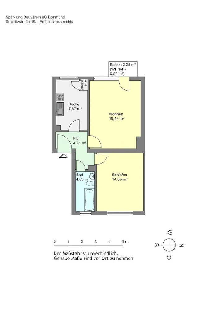 2 Zimmer Wohnung mit 51 m² in Dortmund – Bild 4