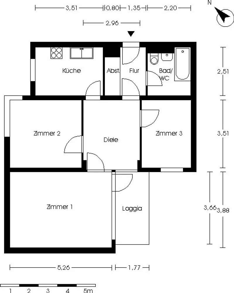 3 room apartment with 74 m² in Berlin – Photo 10