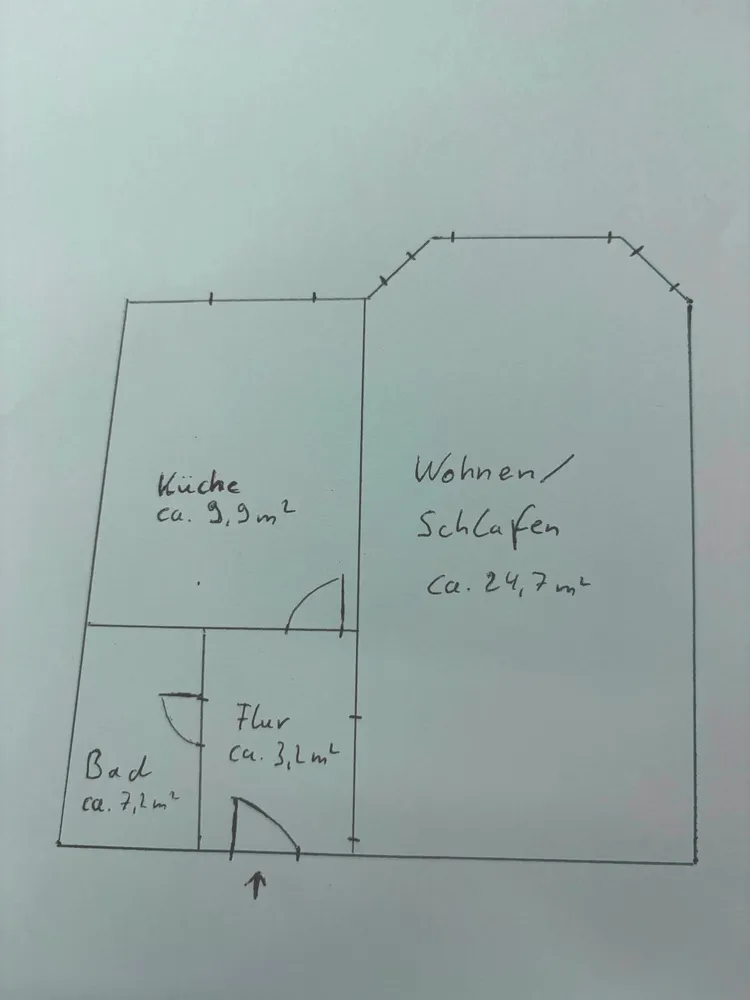 1 Zimmer Wohnung mit 45 m² in Essen – Bild 4