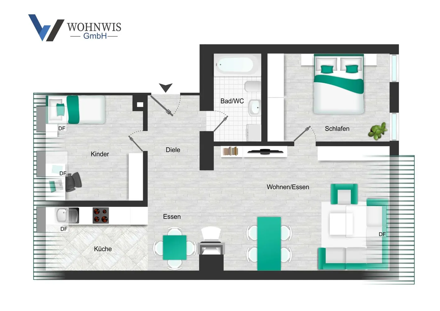 3 Zimmer Wohnung mit 65 m² in Chemnitz – Bild 5