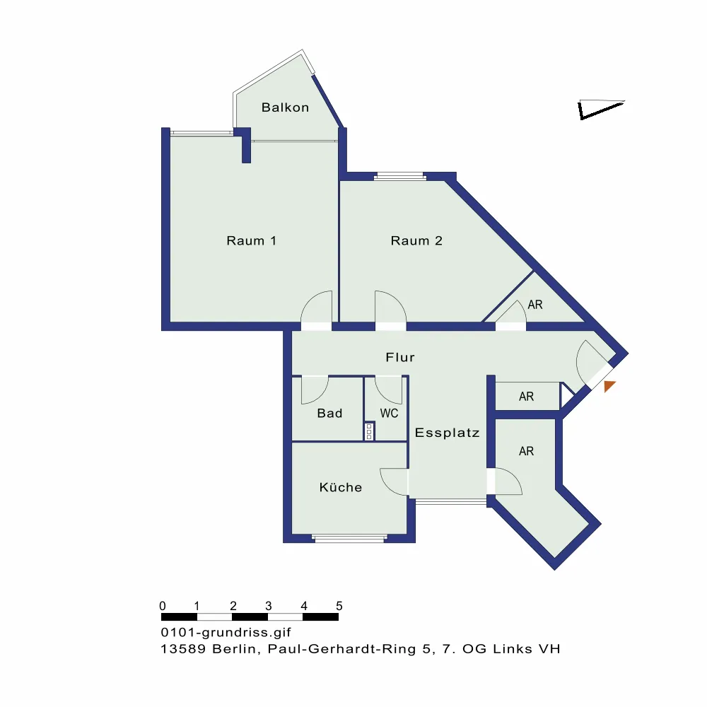 2 Zimmer Wohnung mit 80 m² in Berlin – Bild 9