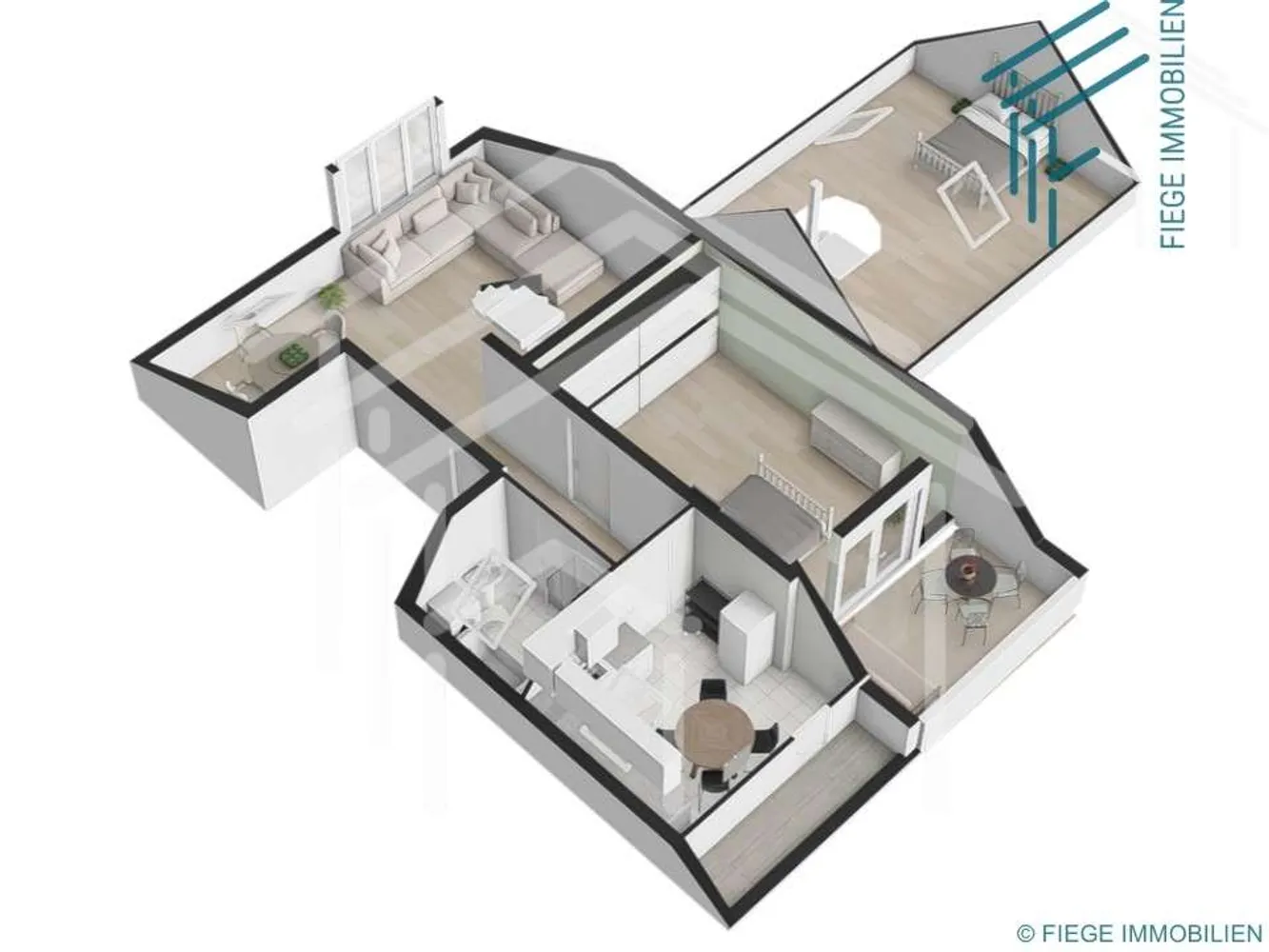 4 Zimmer Wohnung mit 85 m² in Frankfurt am Main – Bild 3