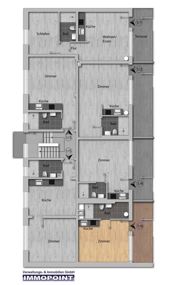 1 Zimmer Wohnung mit 27 m² in Rastatt – Bild 6