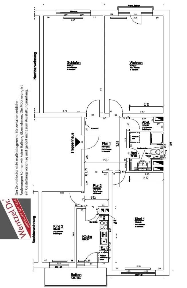 4 Zimmer Wohnung mit 100 m² in Hamburg – Bild 3