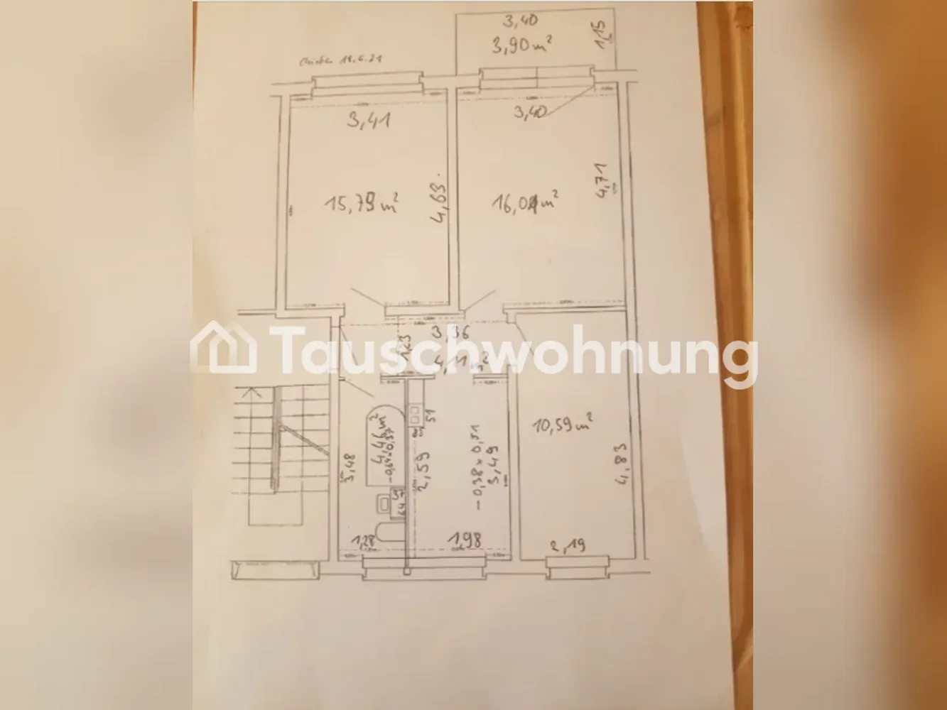 3 Zimmer Wohnung mit 59 m² in Jena – Bild 1