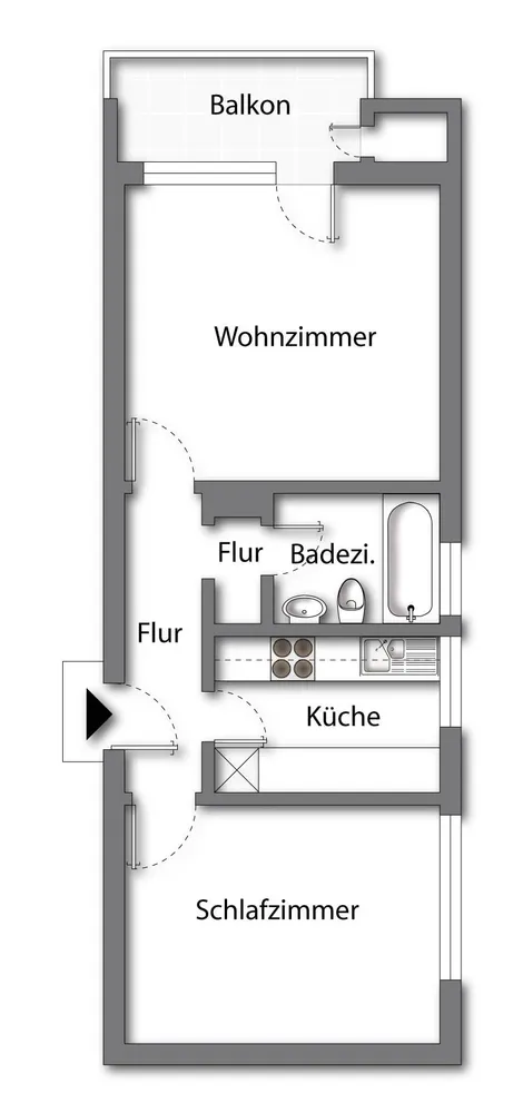 3 Zimmer Wohnung mit 54 m² in Dorsten – Bild 10