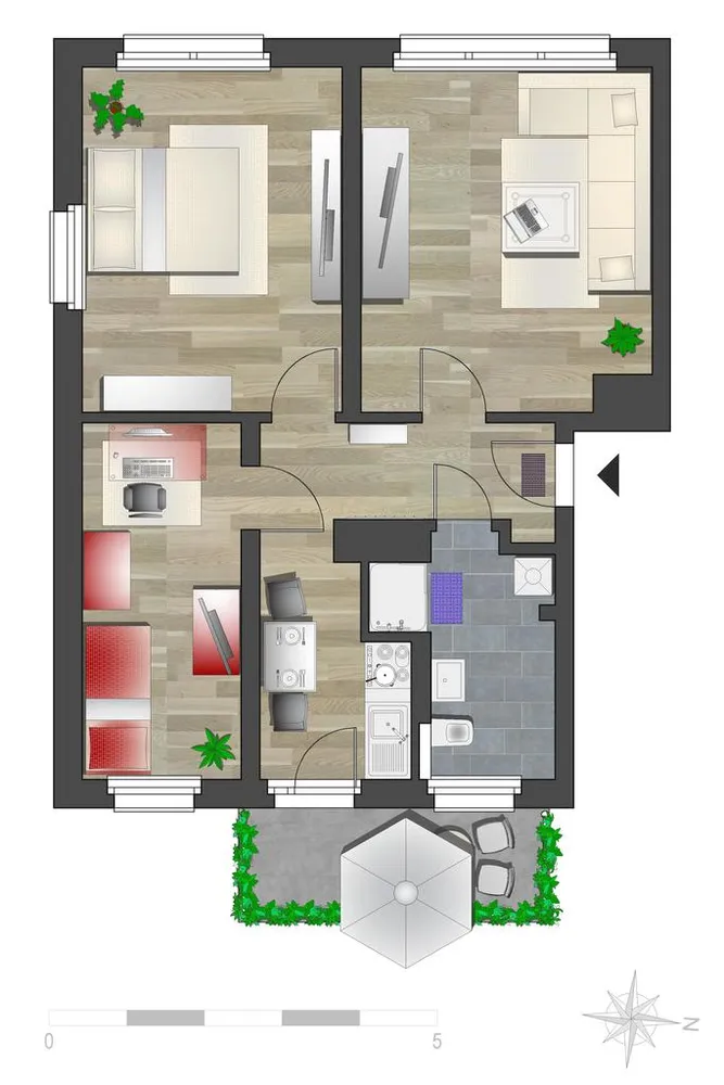 3 Zimmer Wohnung mit 59 m² in Chemnitz – Bild 6