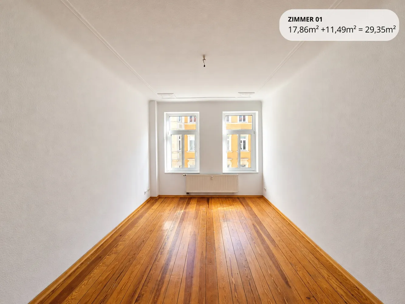 3 Zimmer Wohnung mit 18 m² in Leipzig – Bild 2