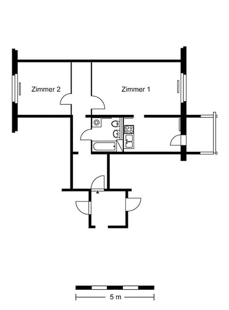 2 Zimmer Wohnung mit 58 m² in Berlin – Bild 2