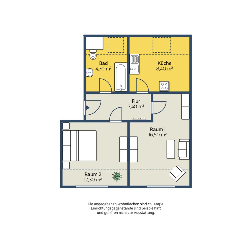 2 Zimmer Wohnung mit 48 m² in Leipzig – Bild 7
