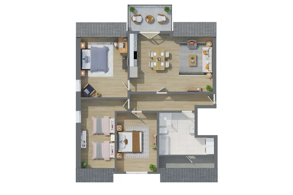 3 Zimmer Wohnung mit 75 m² in Lübeck – Bild 4