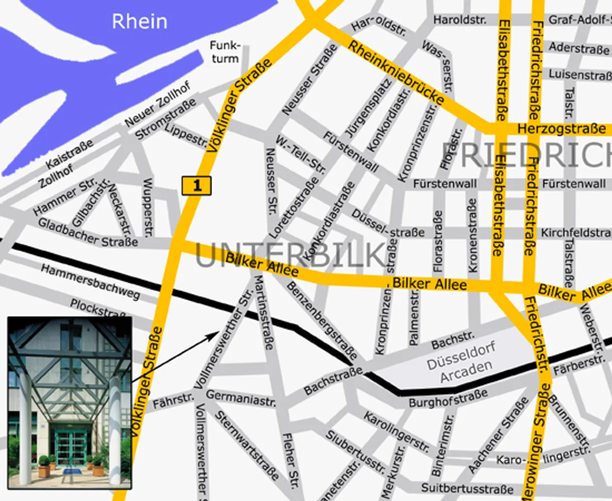 1 Zimmer Wohnung mit 26 m² in Düsseldorf – Bild 7