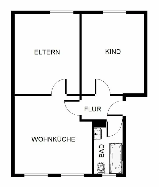 3 Zimmer Wohnung mit 53 m² in Gelsenkirchen – Bild 6