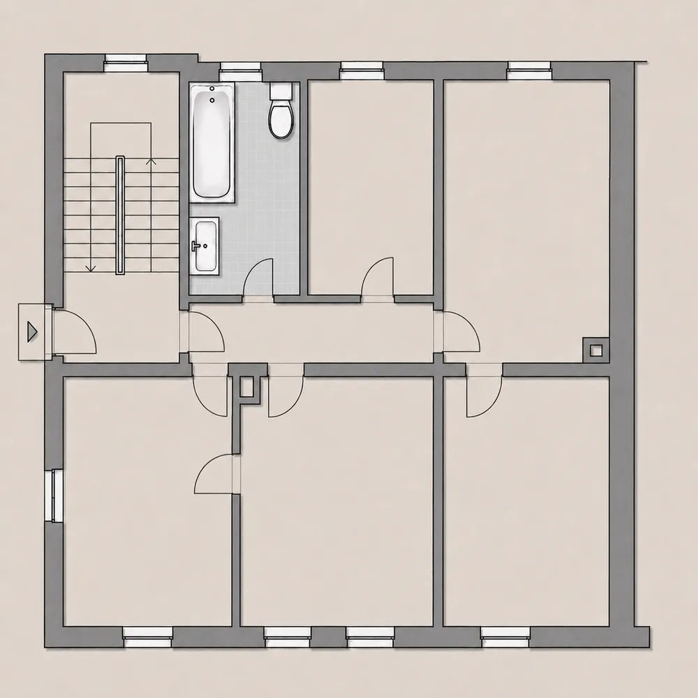 4 Zimmer Wohnung mit 79 m² in Nürnberg – Bild 2