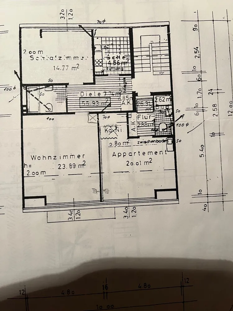 2 Zimmer Wohnung mit 56 m² in Düsseldorf – Bild 2