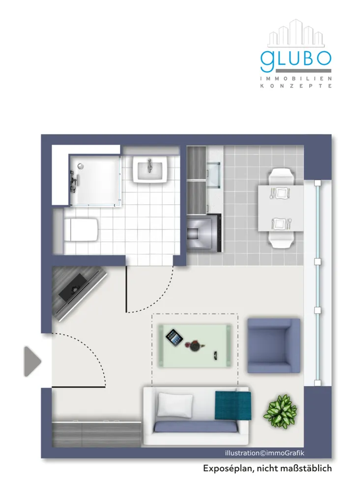 1 Zimmer Wohnung mit 22 m² in Bochum – Bild 7
