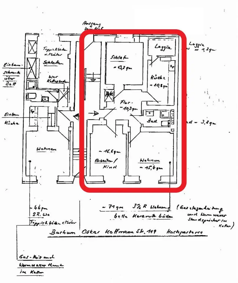 3 Zimmer Wohnung mit 70 m² in Bochum – Bild 5