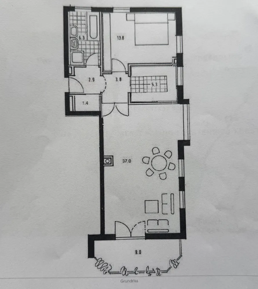 2 room apartment with 75 m² in Munich – Photo 4