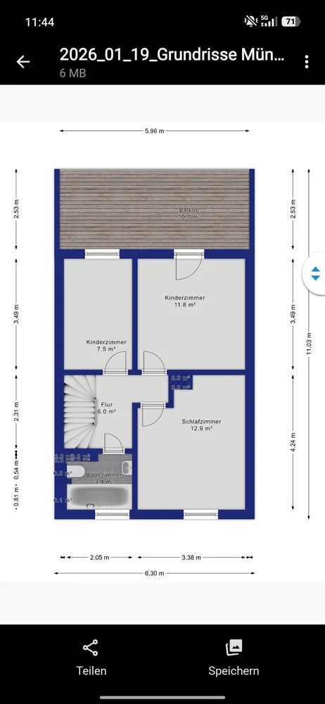 5 Zimmer Haus mit 128 m² in Celle – Bild 9