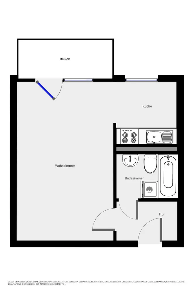 1 Zimmer Wohnung mit 35 m² in Leipzig – Bild 3