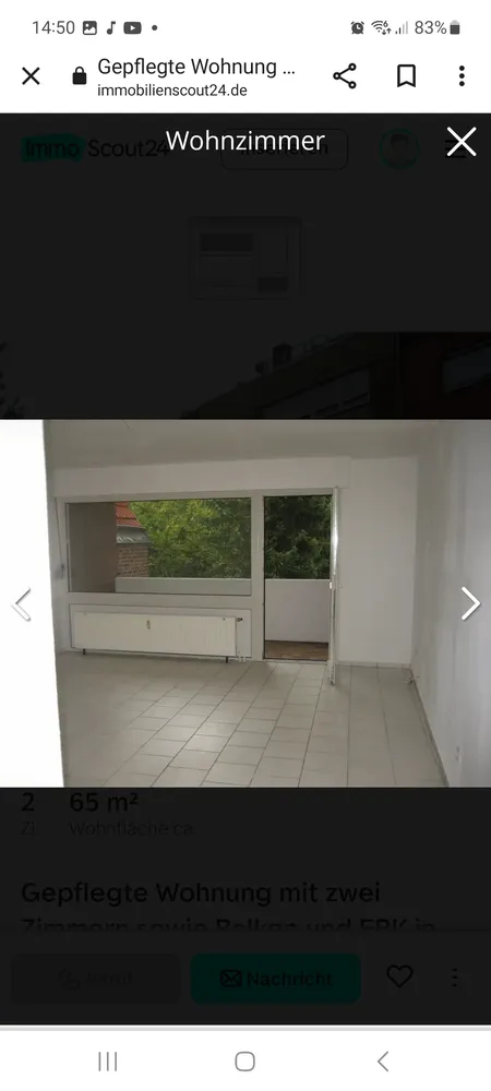 2 Zimmer Wohnung mit 64 m² in Münster – Bild 1