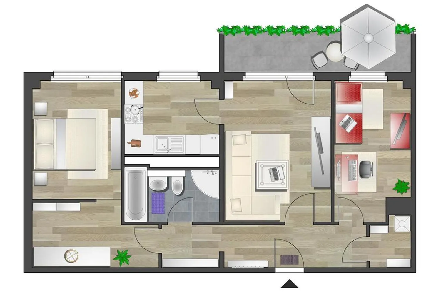 3 Zimmer Wohnung mit 68 m² in Chemnitz – Bild 5