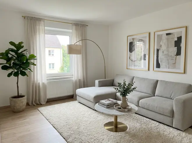2 room apartment with 47 m² in Augsburg – Photo 1